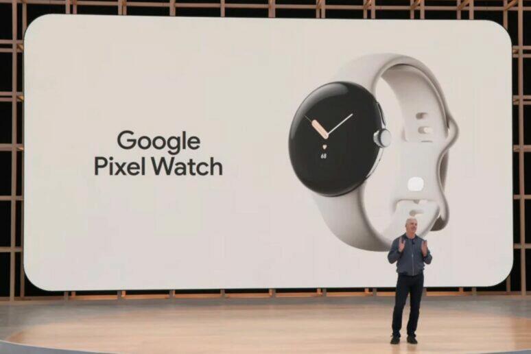 Google Pixel Watch chytré hodinky ukázka představení