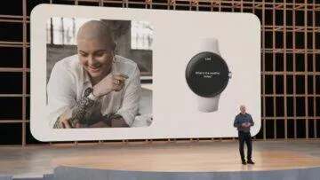 Google Pixel Watch chytré hodinky ukázka představení Asistent Google