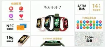 Huawei Band 7 funkce