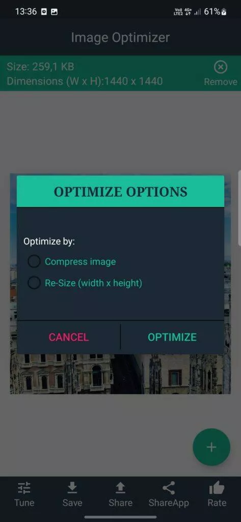 image optimizer google play aplikace