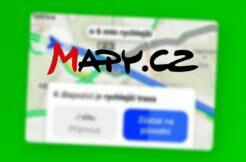 mapy.cz rychlejší trasa trasy nabídka aplikace