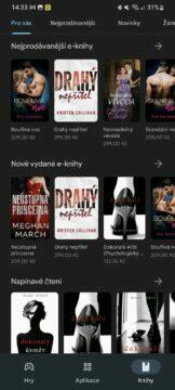 mobilni Obchod Google Play novy vzhled redesign 5 knihy