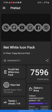 net white icon pack free
