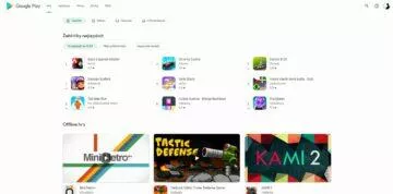 Obchod Google Play web redesign nový vzhled hlavní stránka