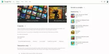 Obchod Google Play web redesign nový vzhled o aplikaci