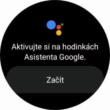 Samsung Galaxy Watch4 Google Asistent aktivace 5 začít