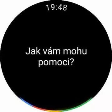 Samsung Galaxy Watch4 Google Asistent aktivace jak vám mohu pomoci