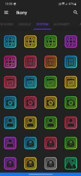 square lines icon pack