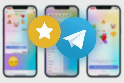 Telegram Premium ukázka emoji beta iOS