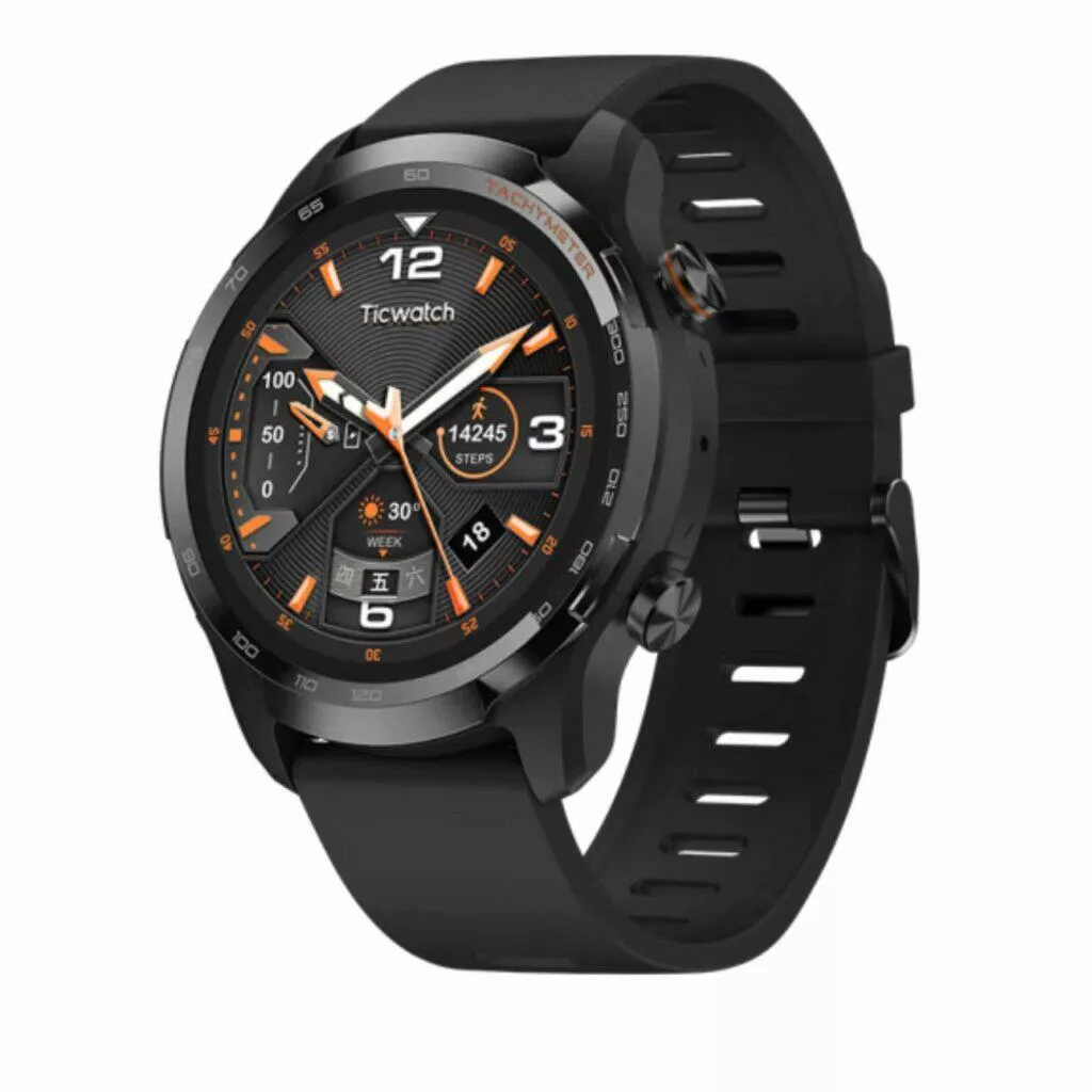 TicWatch GTW eSIM chytré hodinky představení cena tlačítka