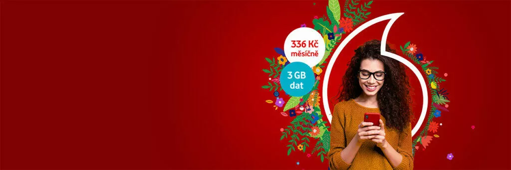 Vodafone 3 GB tarif limitovaná nabídka banner