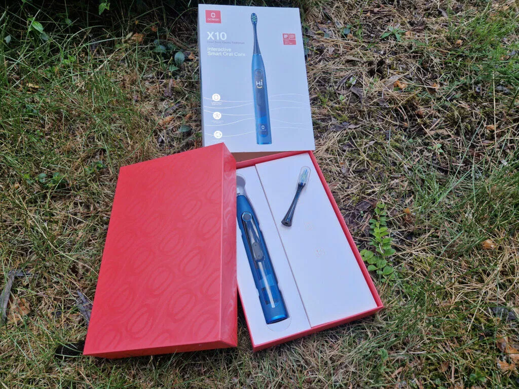 Xiaomi Oclean X10 obsah balení kartáčku