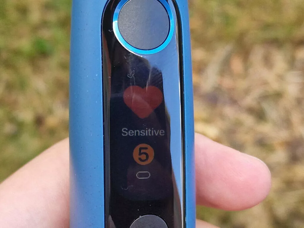 Xiaomi Oclean X10 režim sensitive