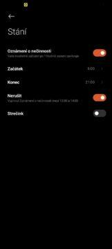 Xiaomi Wear Mi Fitness aplikace 6 stání
