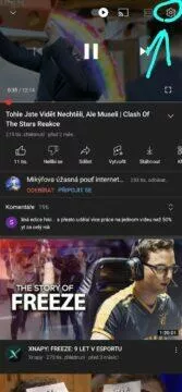 YouTube aplikace vyšší rozlišení trvale návod menu