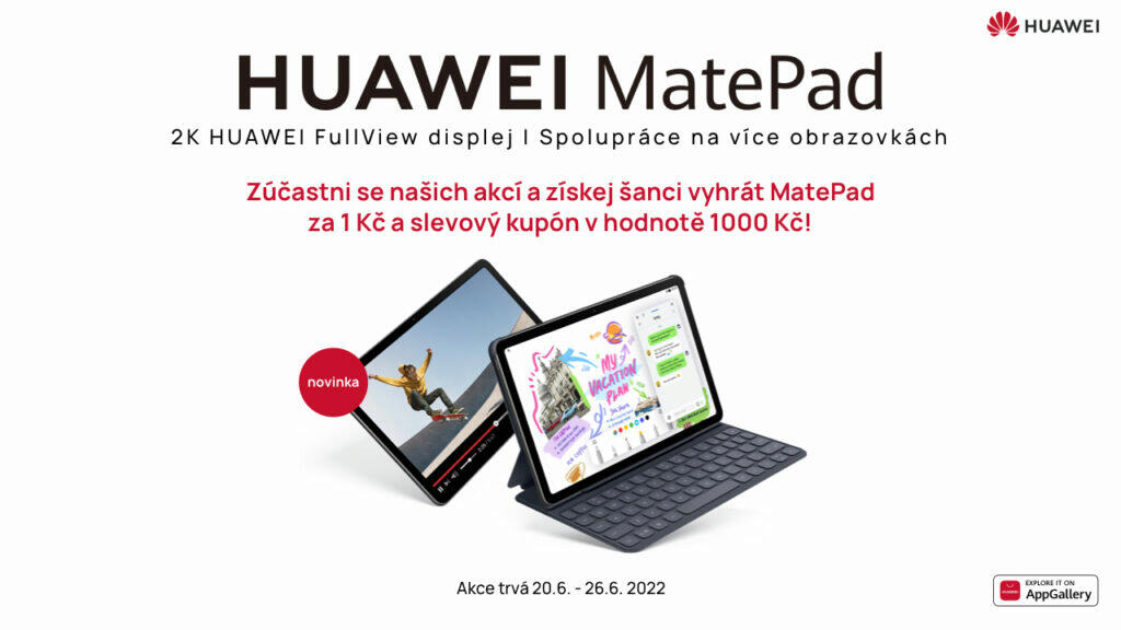 Huawei MatePad výhra akce