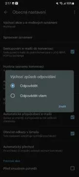 3 tipy aplikace Gmail odpovědět všem 2