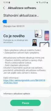 červnové bezpečnostní záplaty galaxy s22