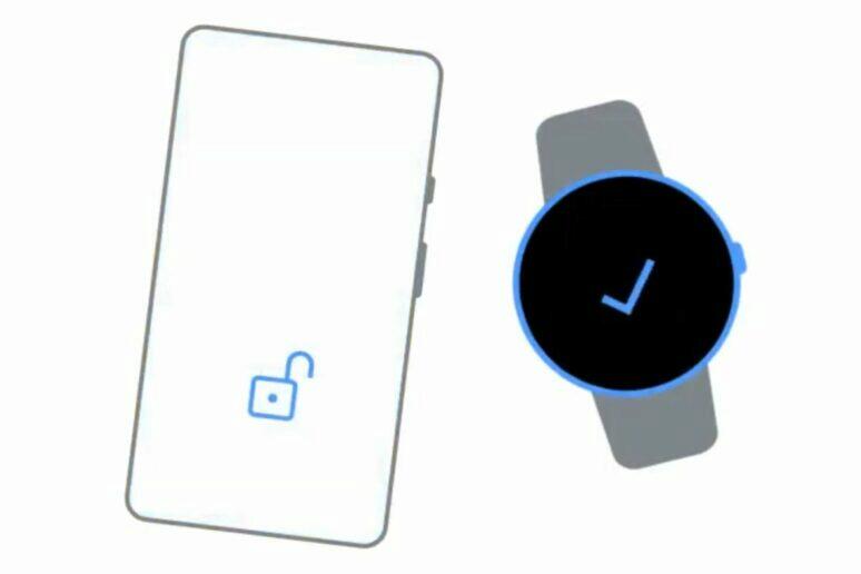 Google Pixel Watch odemykání Smart Nearby Unlock