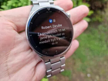 Huawei Watch GT 3 Pro notifikace