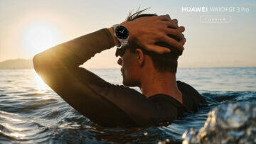 Huawei Watch GT 3 sport voda potapeni titan