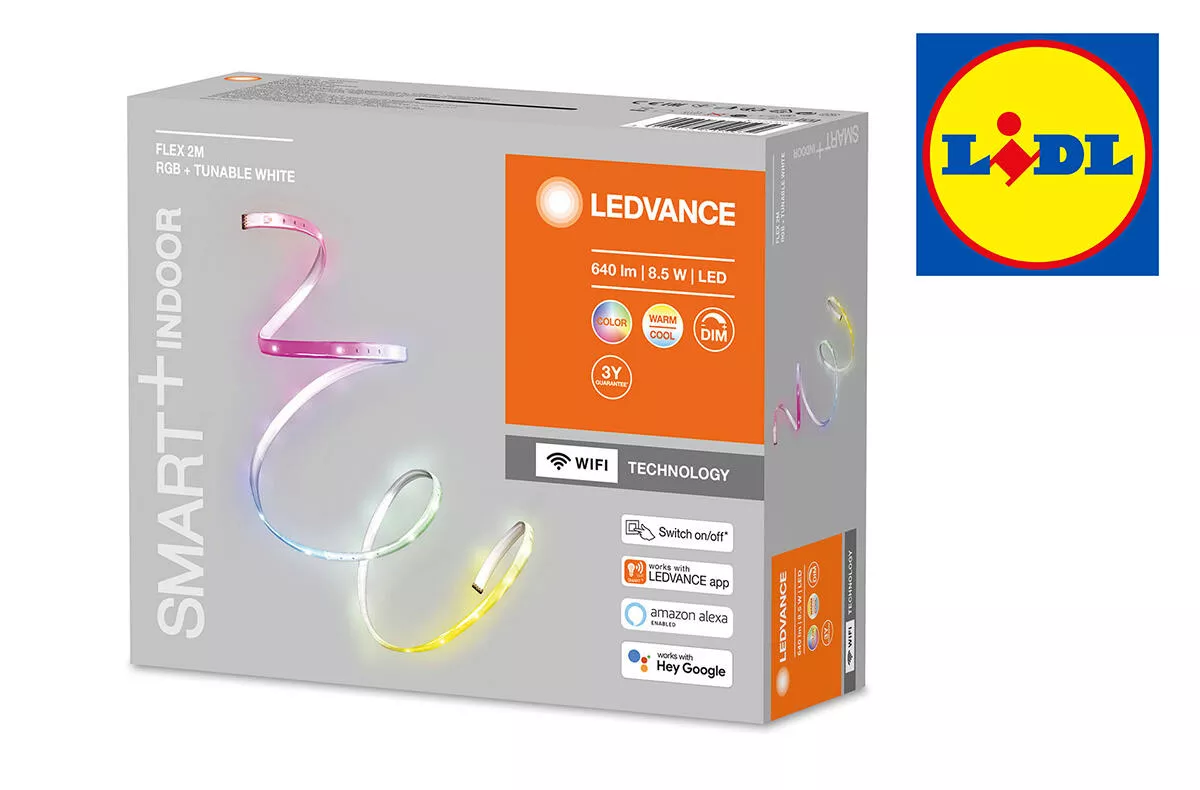 led rgb pásek wifi lidl