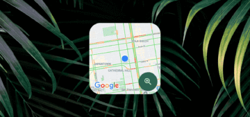 Mapy Google novo widget dopravní situação ukázka