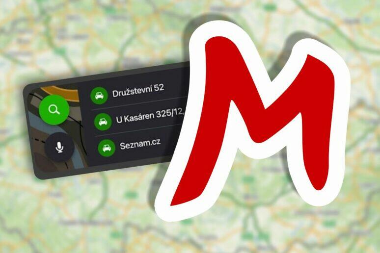 Mapy.cz widget vyhledávání navigování navigace