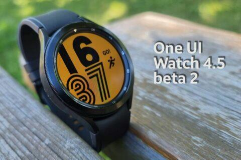 Samsung Galaxy Watch4 One UI 4.5 beta 2 Wear OS 3