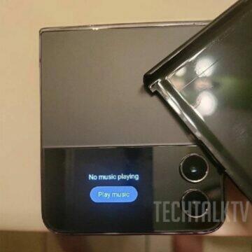 Samsung Galaxy Z Flip4 uniklé reálné fotky vnější displej