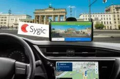 Sygic dva displeje Android Auto mobil