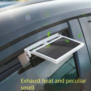 Ventilátor se solárním pohonem panel