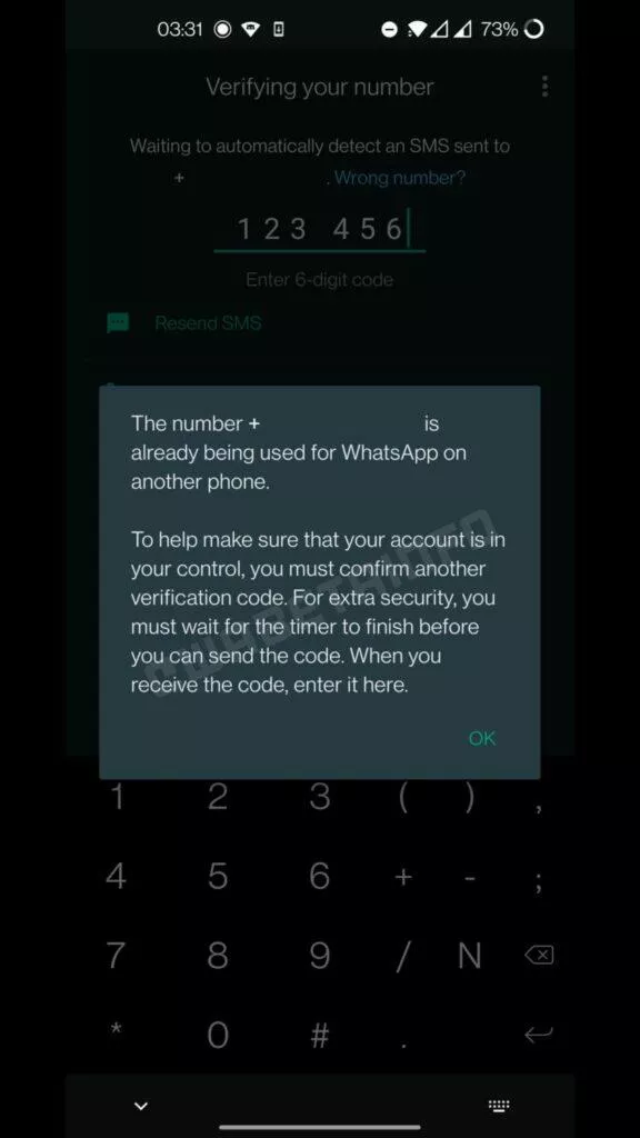 WhatsApp zabezpečení přihlašování dvojitý opakovaný kód WABetaInfo WhatsApp zabezpečení přihlašování dvojitý opakovaný kód WABetaInfo