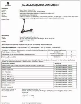 Xiaomi Electric Scooter 4 Pro registrace EU