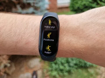 Xiaomi Mi Band 7 sportovní aktivity