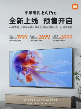 Xiaomi TV EA Pro specifikace