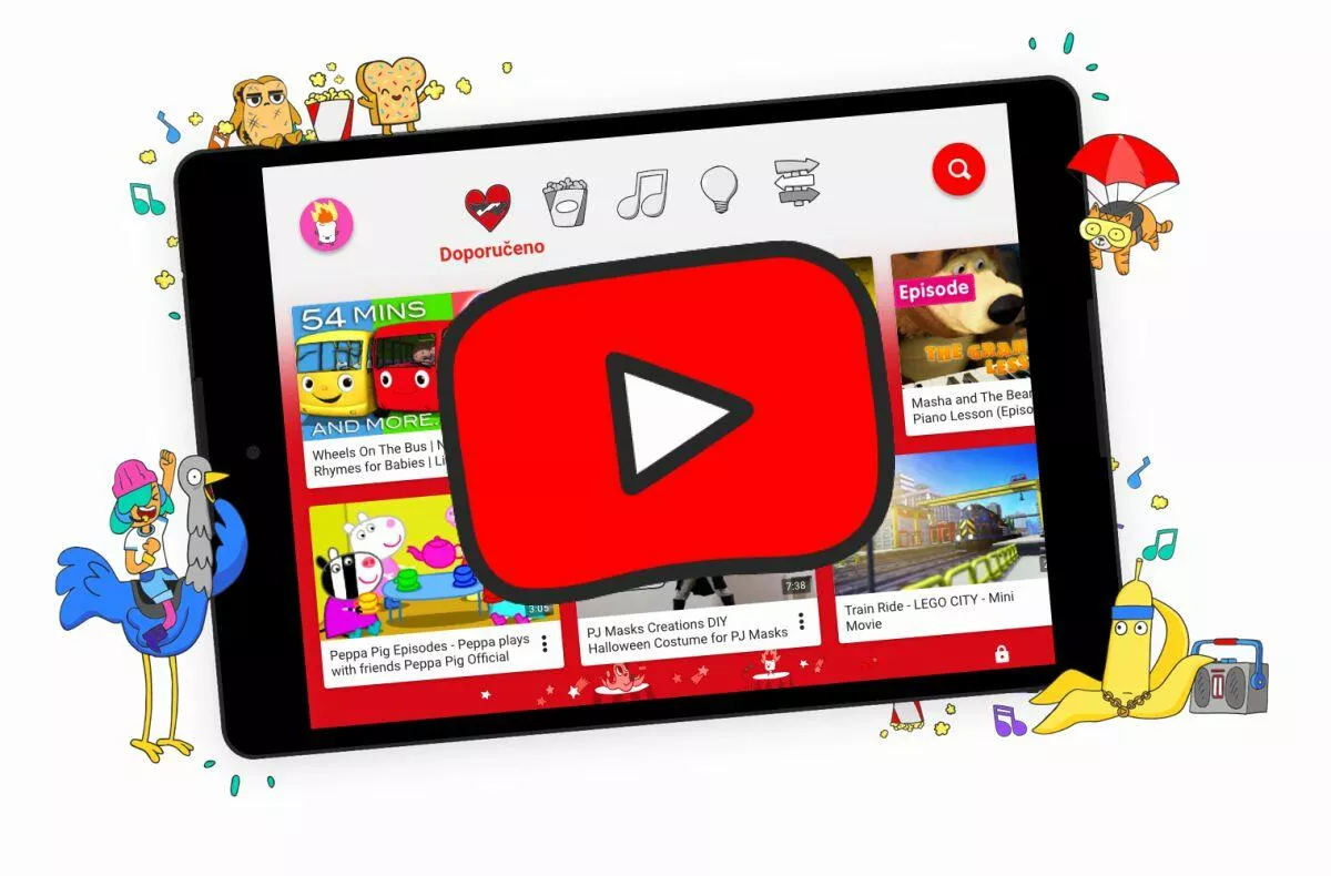 youtube kids videa deti navod