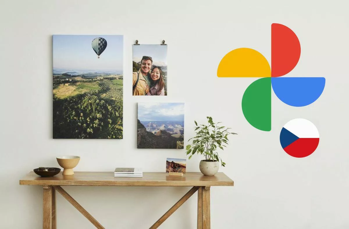 Fotky Google tisk fotografie plátno ČR
