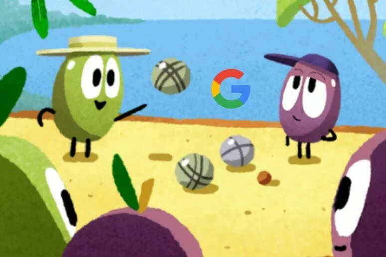 Google Doodle pétanque Google Doodle pétanque