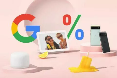 Google letní slevy 2022 Pixel 6 Nest Audio