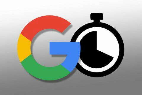 Google vyhledávání stopky časovač chybí