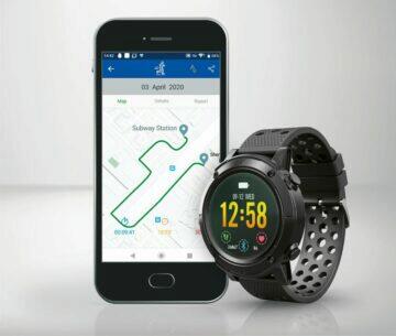 LIDL Silvercrest chytré hodinky GPS aplikace