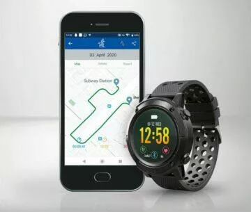 LIDL Silvercrest chytré hodinky GPS aplikace