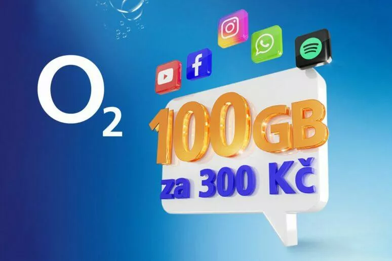 O2 datamanie 100 GB 2022 O2 datamanie 100 GB 2022