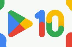 Obchod Google Play 10 let Play Points nové logo