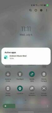 One UI 5 Android 13 Samsung ukázky aktivní aplikace