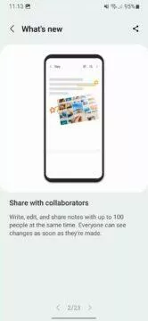 One UI 5 Android 13 Samsung ukázky spolupráce poznámky