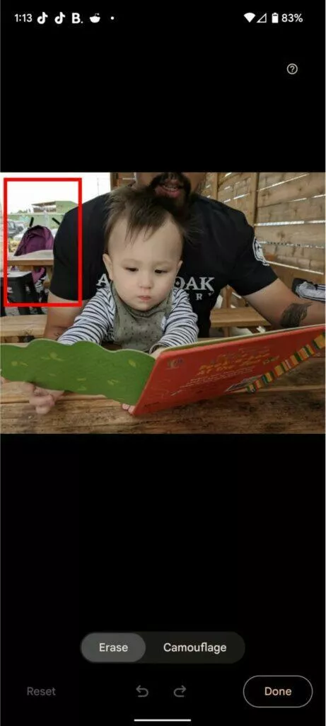 Pixel funkce kamufláž 1