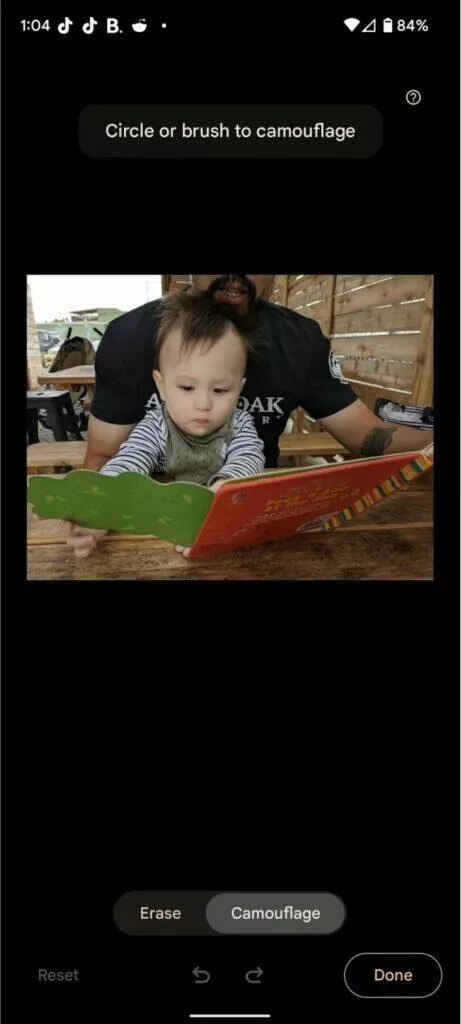 Pixel funkce kamufláž 2