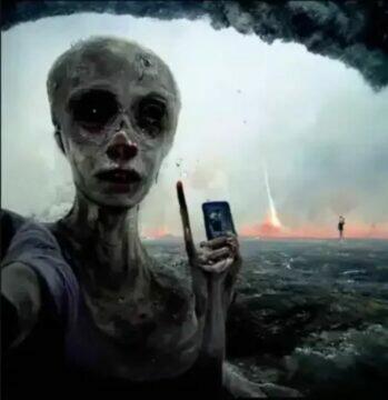 poslední selfie na Zemi DALL-E 2 umělá inteligence 1